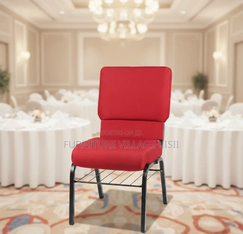 Conference Chair; Fabric Armless Stackable Meeting Rooms Chair
