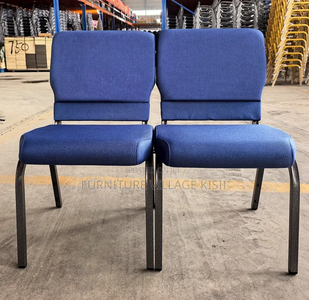 Conference Chair; Fabric Armless Stackable Meeting Rooms Chair