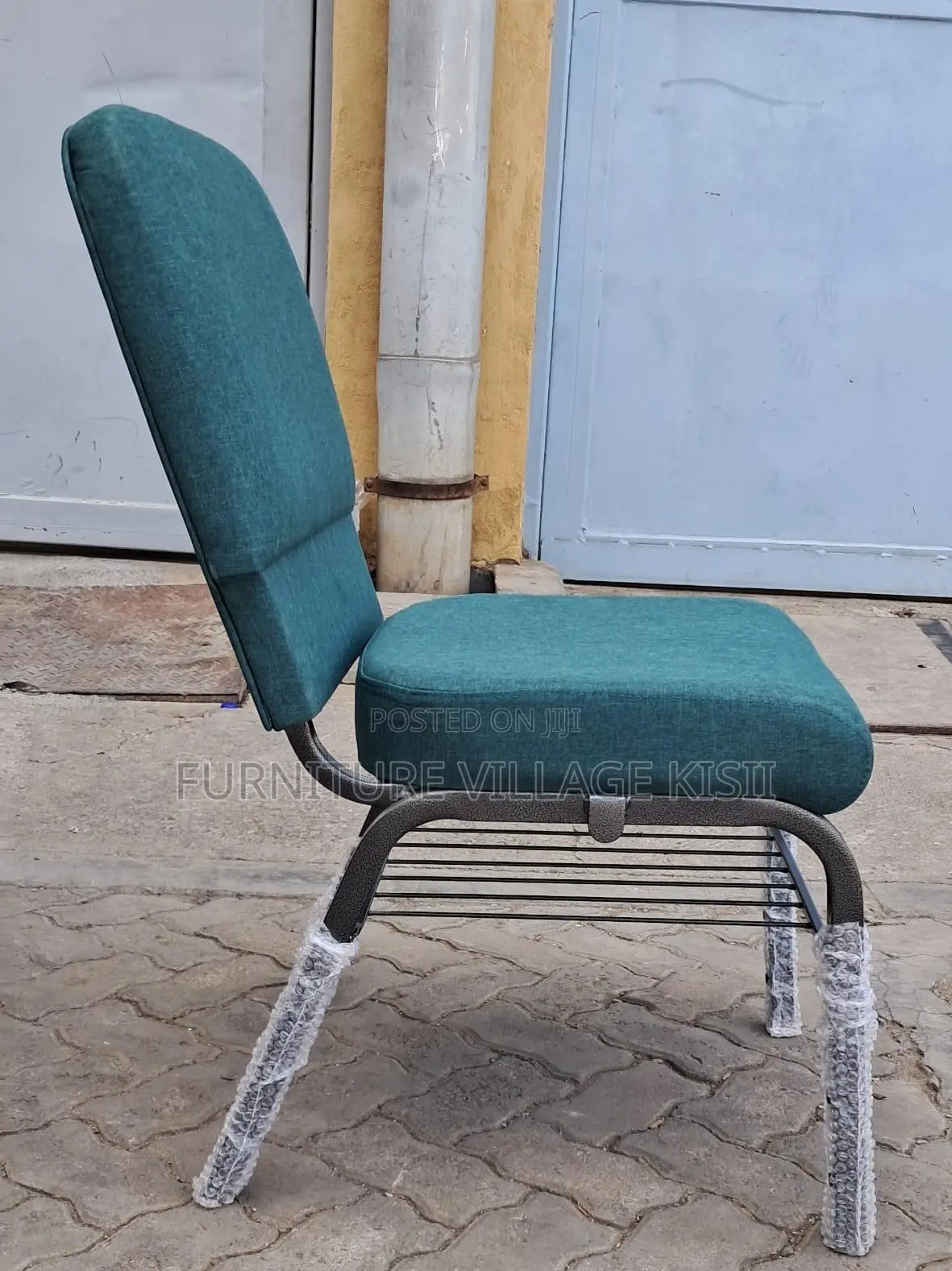 Conference Chair; Fabric Armless Stackable Meeting Rooms Chair