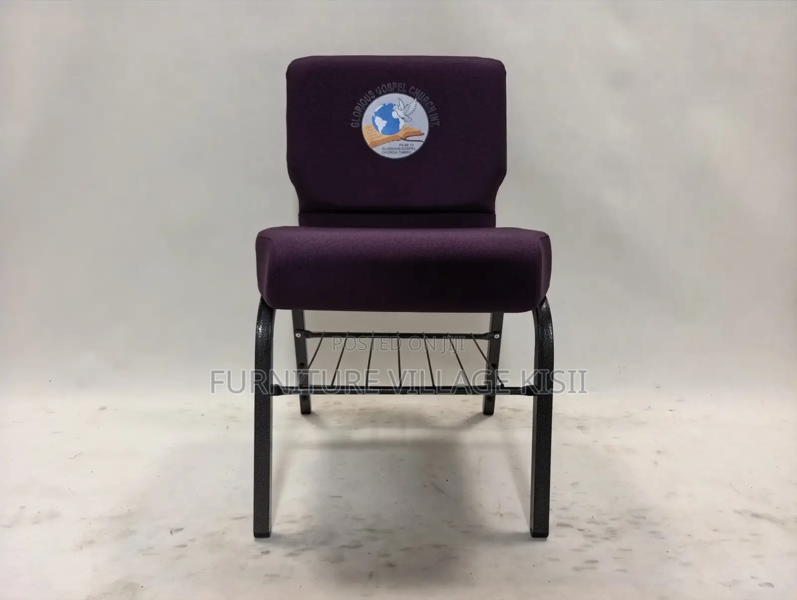Conference Chair; Fabric Armless Stackable Meeting Rooms Chair