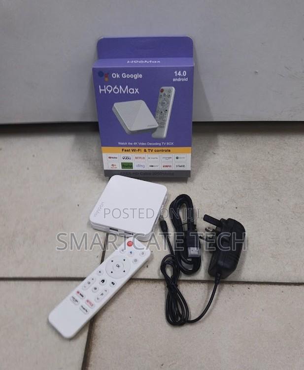 H96 Max 2gb/16gb Smart Android TV Box – Android 14, 4K & WiFi 6