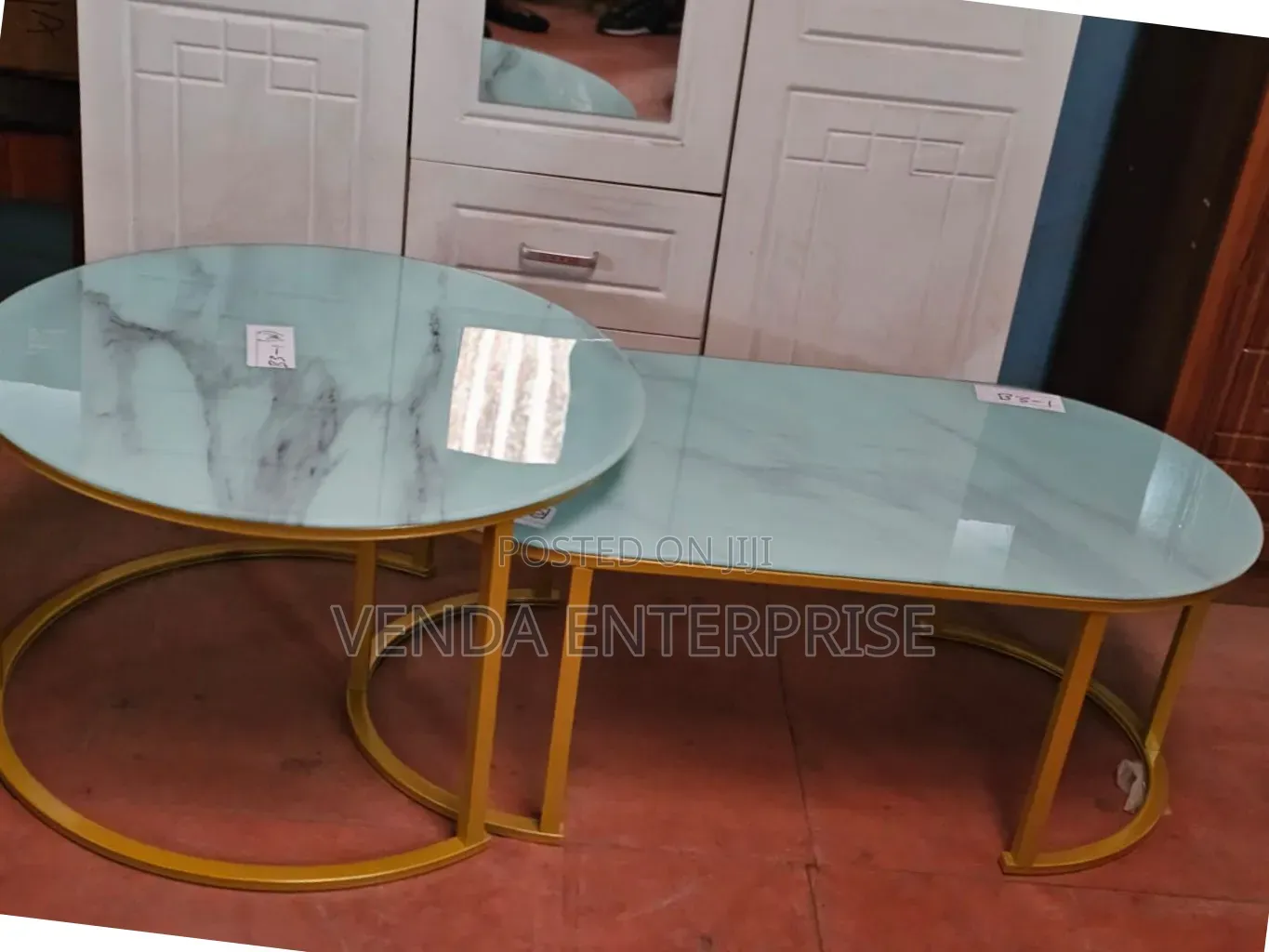 Nesting Coffee Table Glass