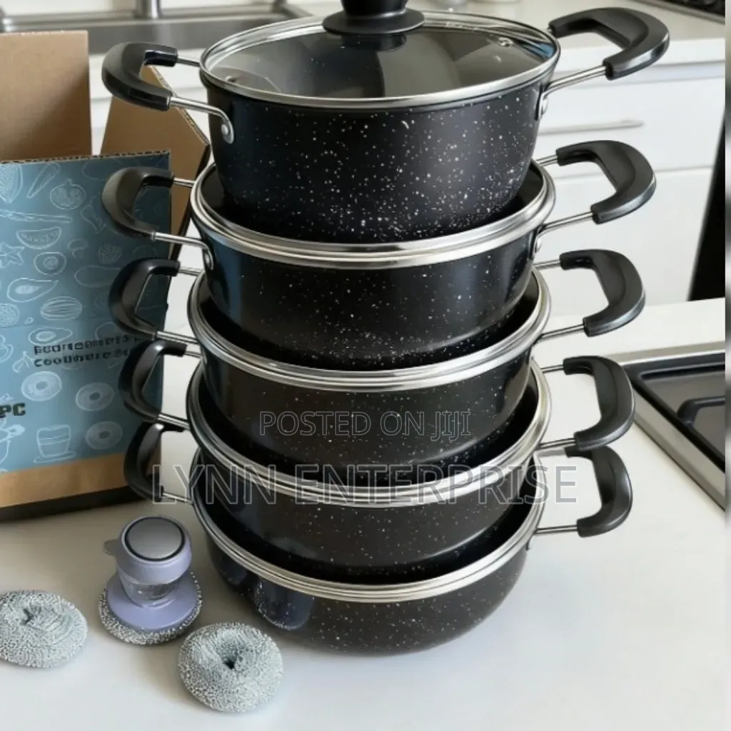 10 Pieces Smart Raha Nonstick Cookware Set ...