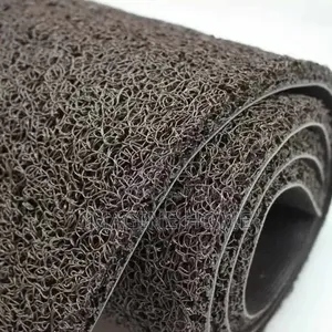 Blue, Black and Grey PVC Spaghetti Carpet