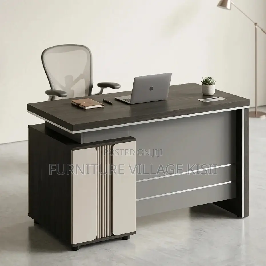 Office Desk; 1.2M Executive Dark Desk.