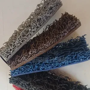 Red, Grey Color PVC Spaghetti Carpet