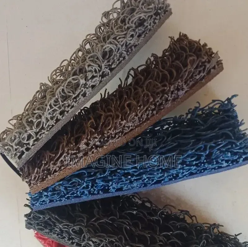 Red, Grey Color PVC Spaghetti Carpet