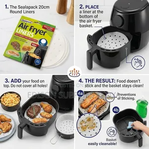 Air Fryer Liner Round 40 Packets 20CM - Disposable