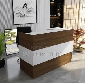 Reception Desk; 1400mm Office Elegant Front Welcome Desk