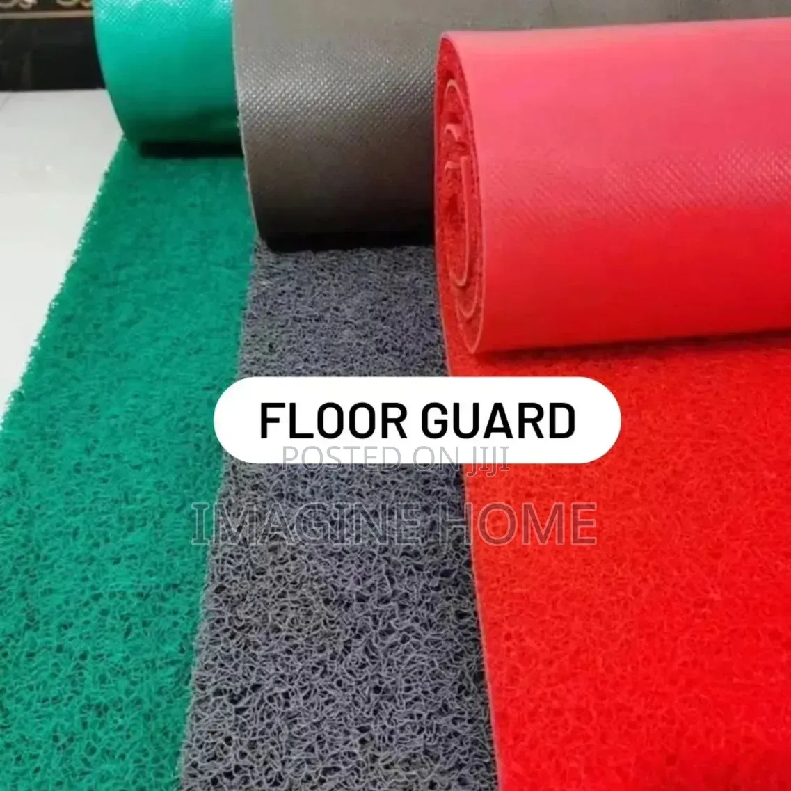 Grey Color PVC Spaghetti Color Floor Mat