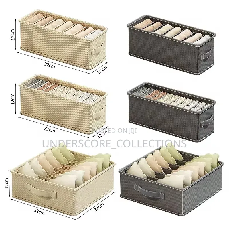 *3pc Set Wardrobe  Storage Box Bra Drawer Wardrobe Storage Pants