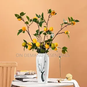 Azure Bloom Ceramic Flower Vase