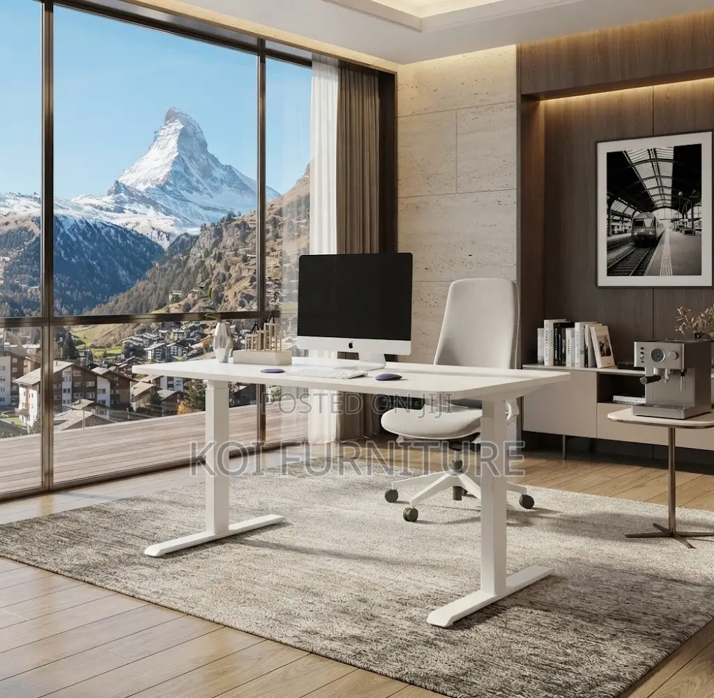 Office Desk; 1800MM Electric Ergonomic Digital Desk With Power Button