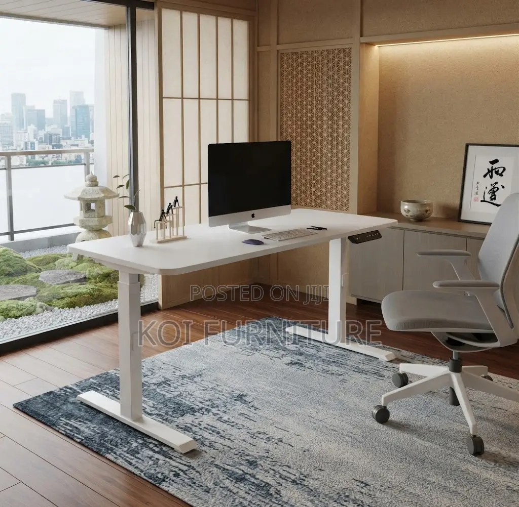 Office Desk; 1800MM Electric Ergonomic Digital Desk With Power Button