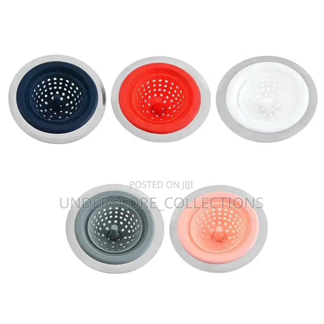 *Silicone Bathroom Sink Drains Bathtub Plugs Strainers Sewer