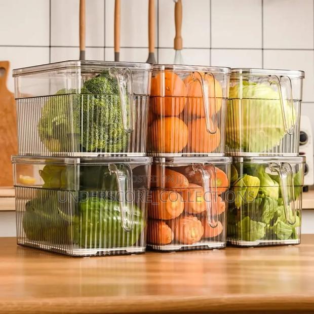 *Refrigerator Storage Box Food Grade PET Kitchen Fruit Vegetable - thumbnail 4