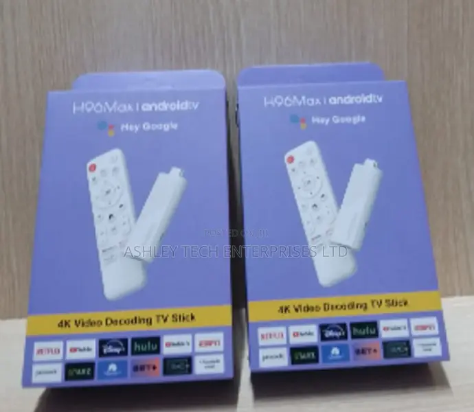 H96 Max Android 14 TV Stick With Remote~