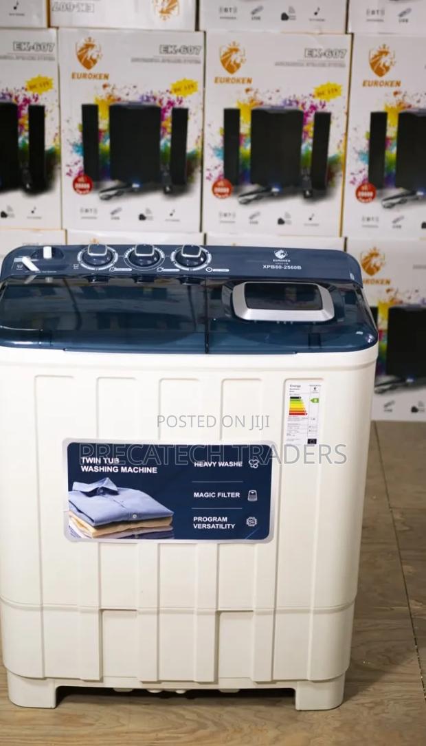 8KG Euroken Twin Tub Washing Machine