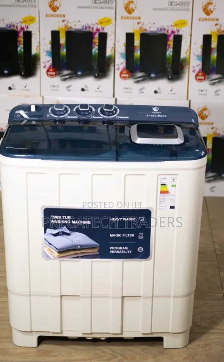 8KG Euroken Twin Tub Washing Machine