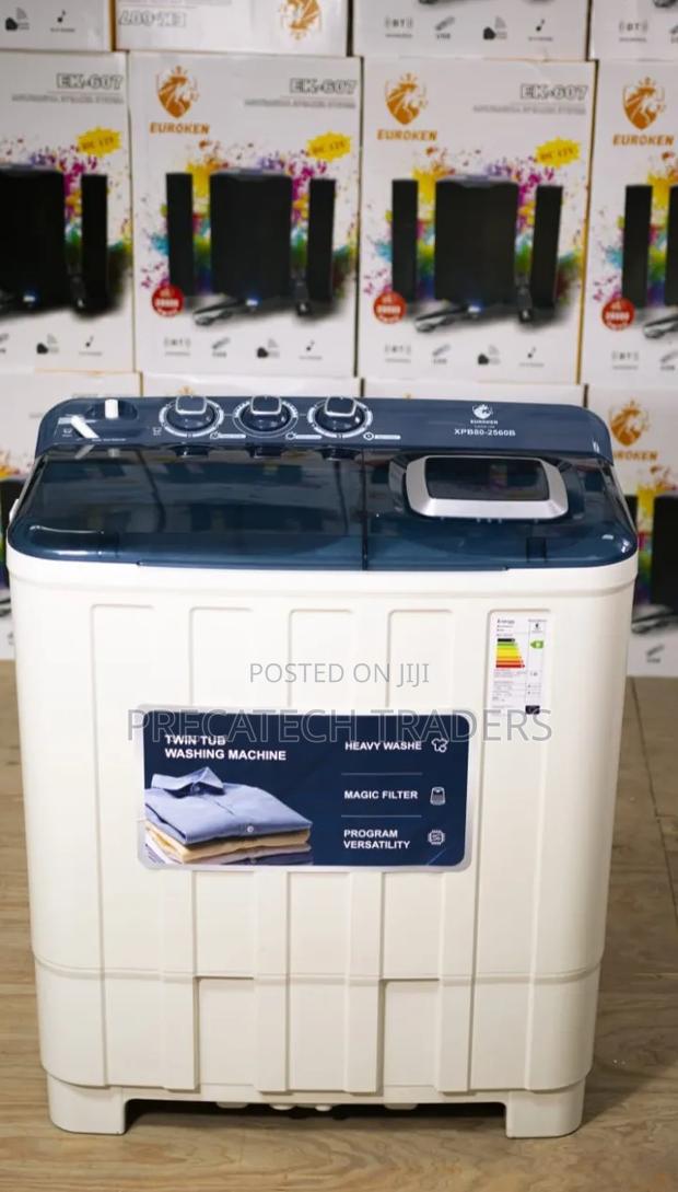 Euroken 8KG Twin Tub Washing Machine – Quality & Durable