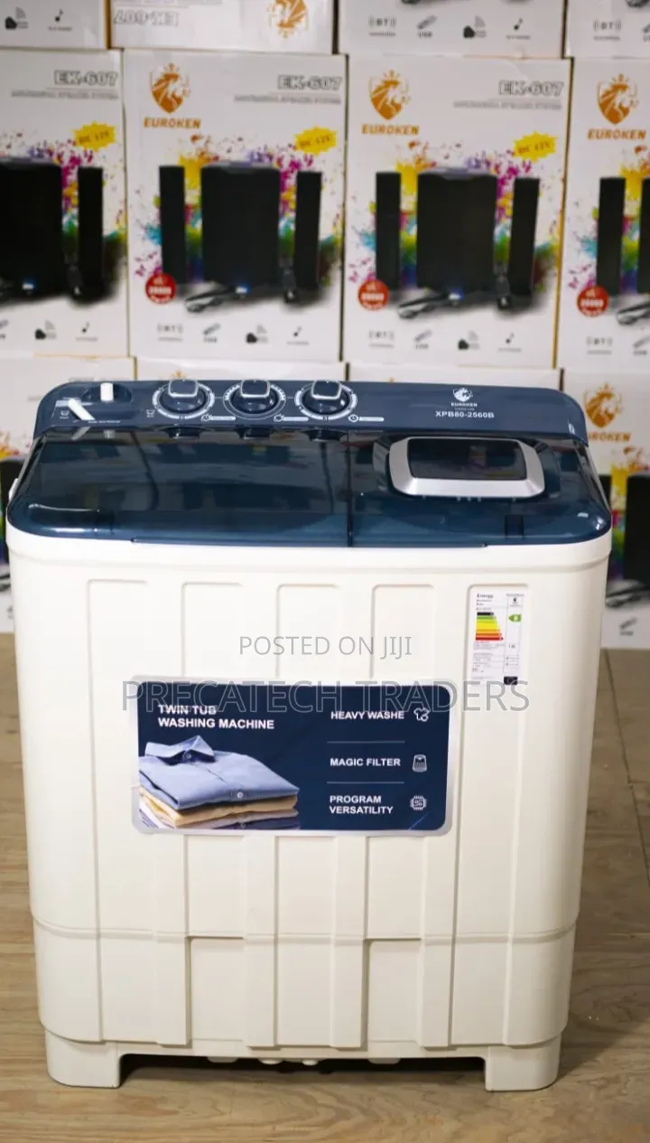 Euroken 8KG Twin Tub Washing Machine – Quality & Durable