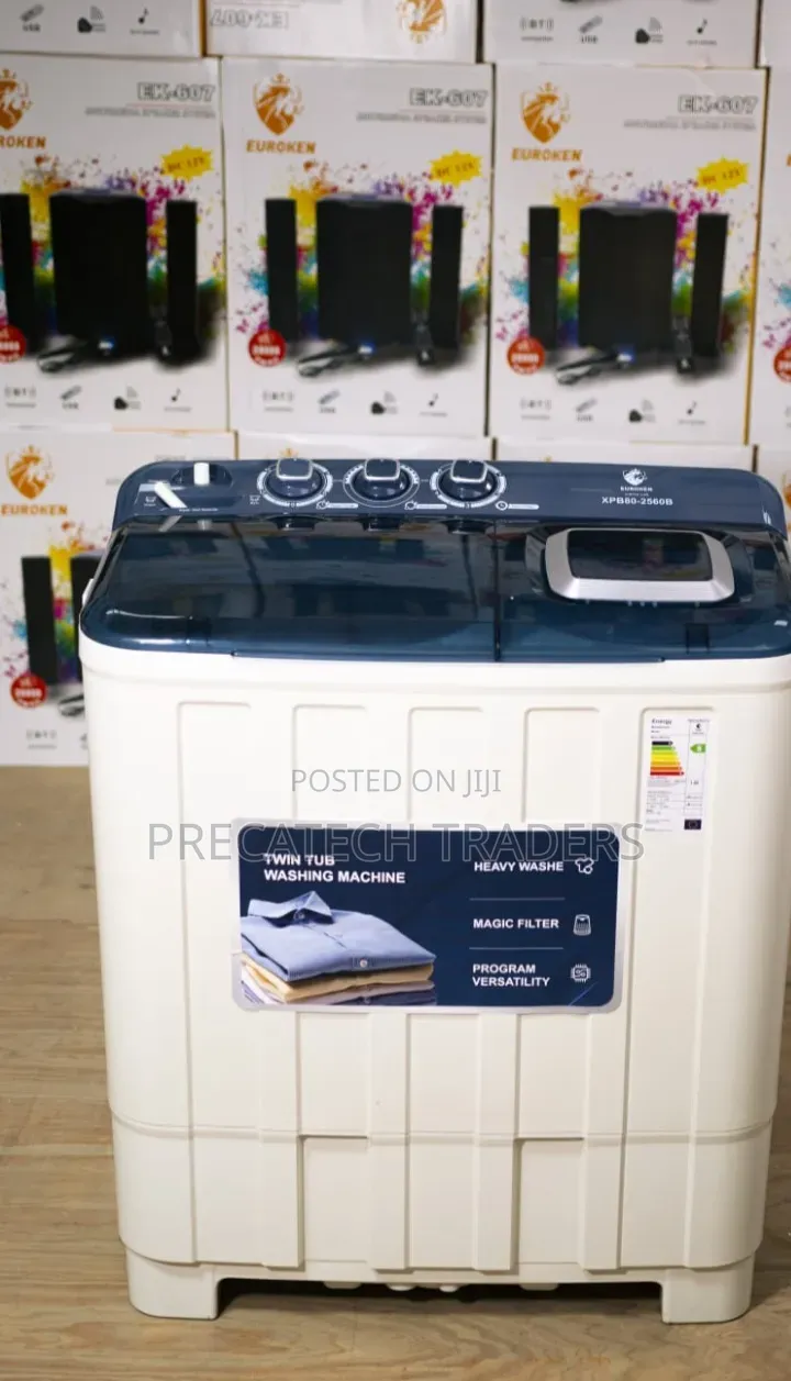 Euroken 8KG Twin Tub Washing Machine – Quality & Durable