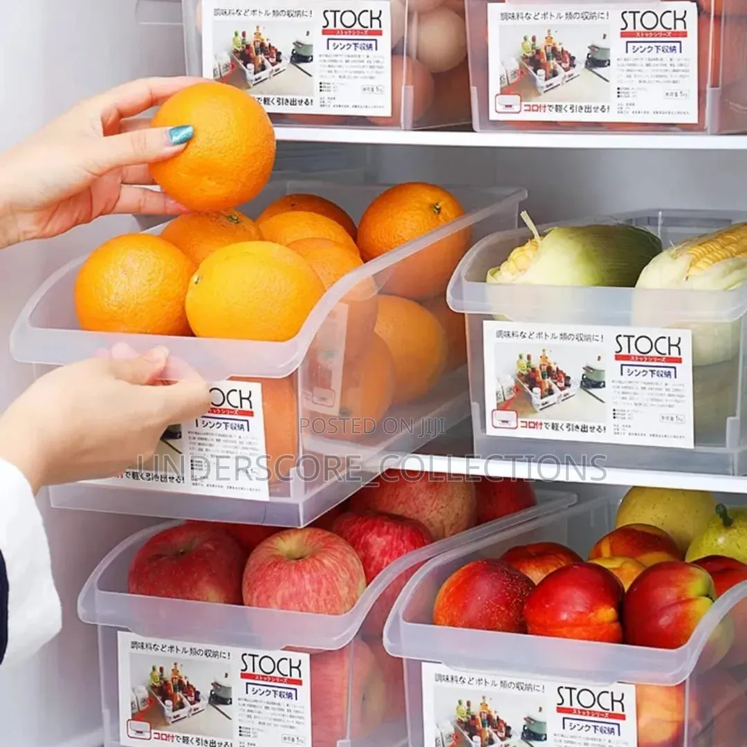 Kitchen Refrigerator Drawer Storage Box Fruit Vegatable Fresh-Keeping