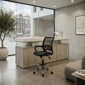 Office Chairs; Clerical Receptionist Chair With Long Adjustable Height