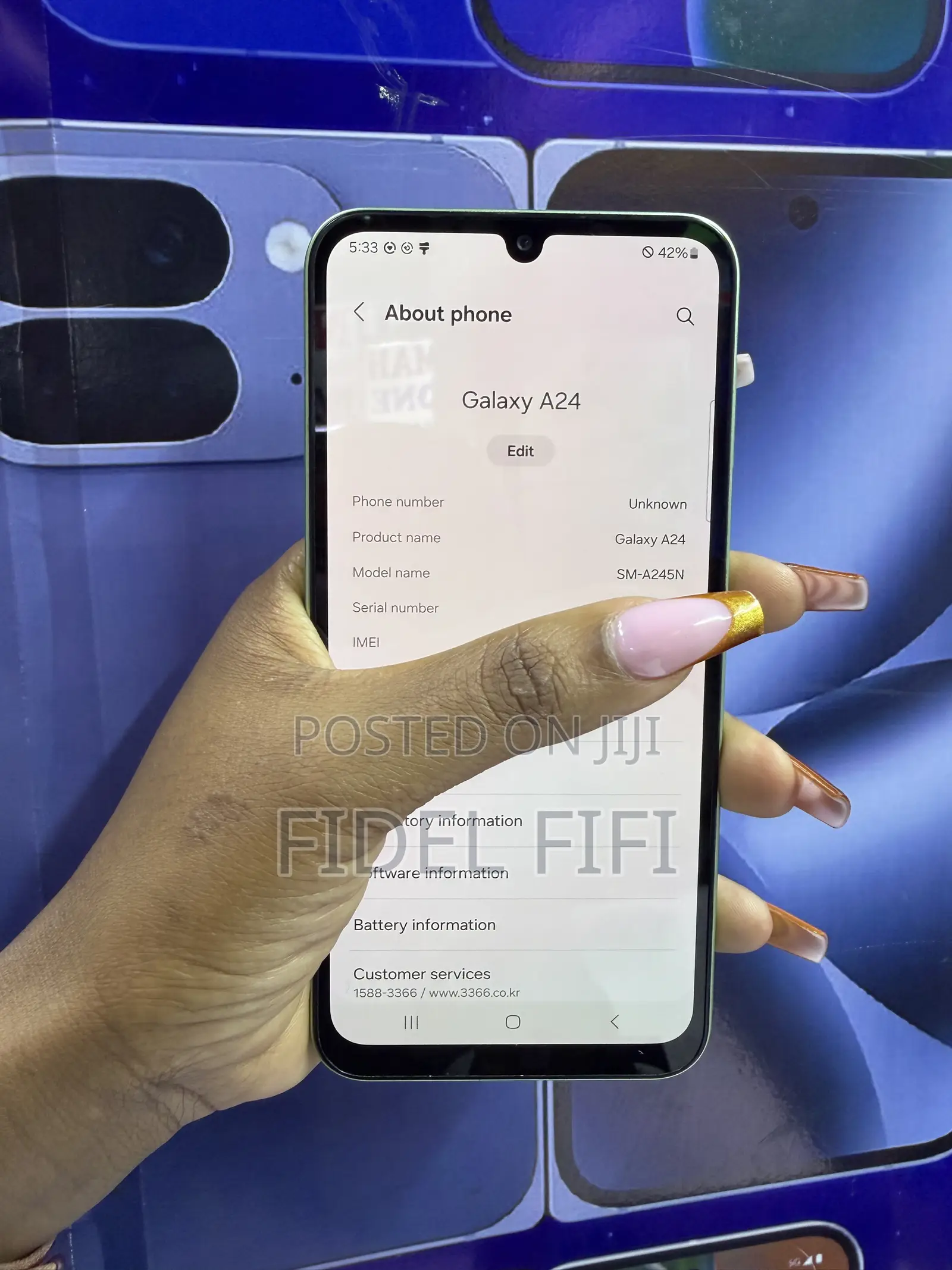 Samsung Galaxy A24 4G 128 GB Green