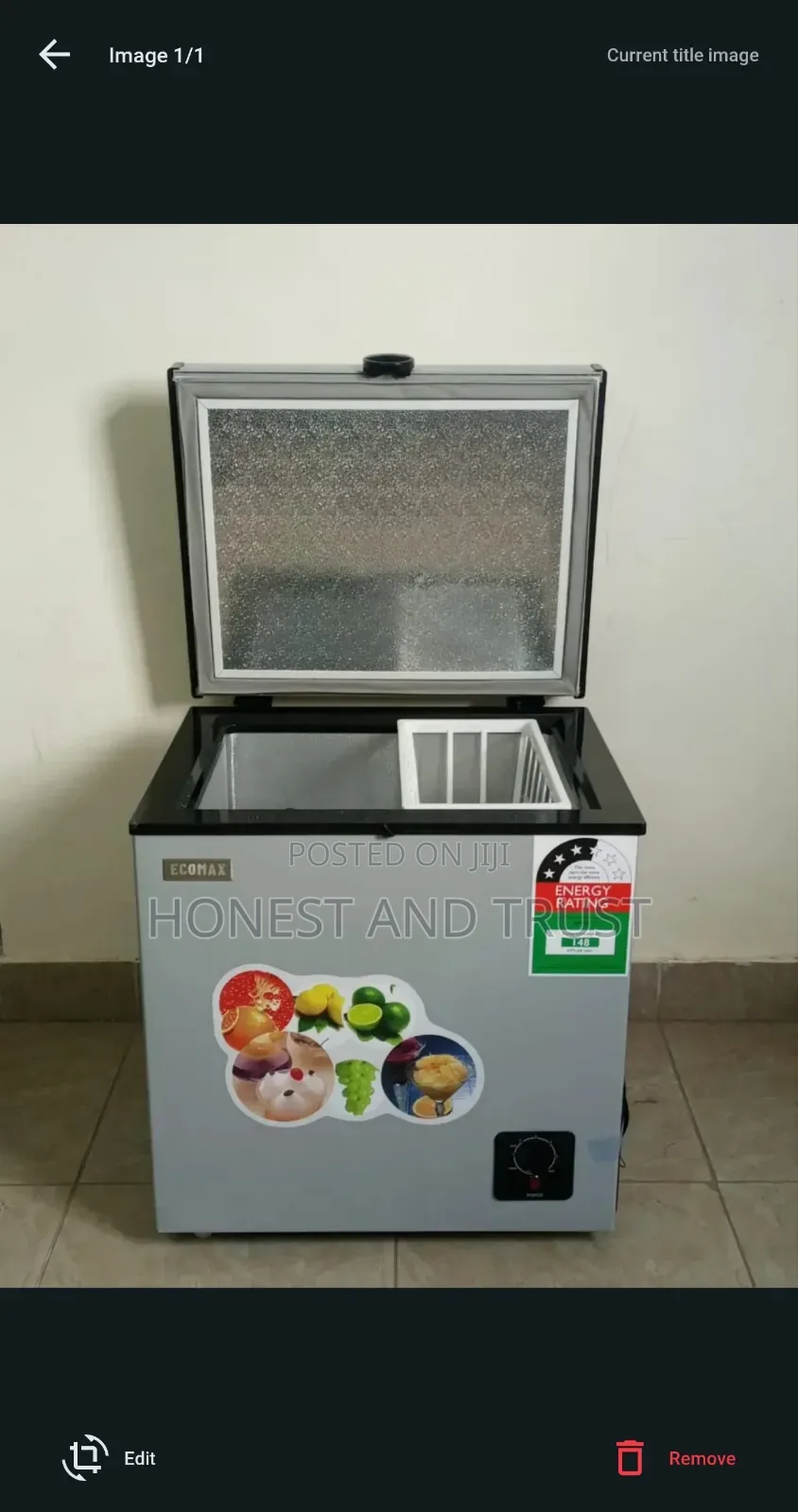 60 Litres Ecomax Chest Freezer