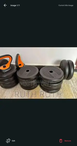 30kg 6 in 1 Dumbell