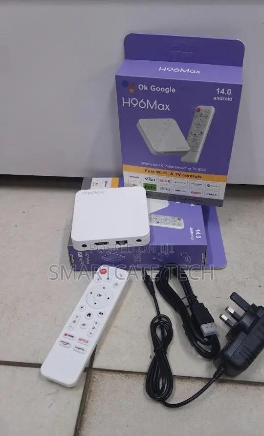 H96 Max Android 14 Smart Box – 2GB RAM 16GB ROM, 4K Ultra HD