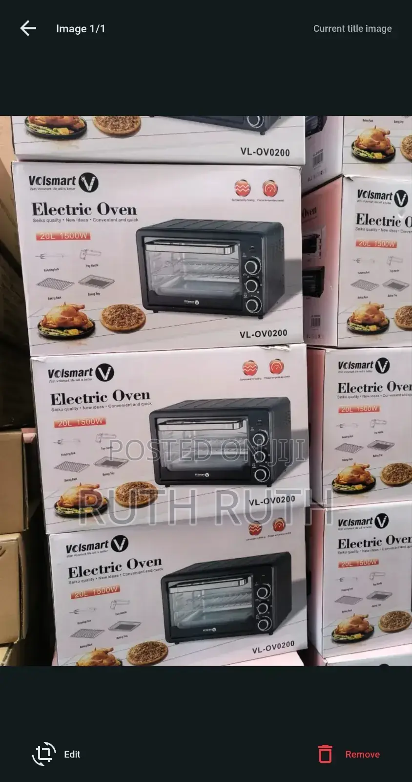 20 Litres Volsmart Electric Oven