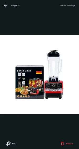 Silver Crest Blender
