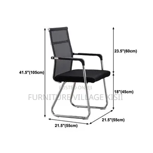 Office Chair ;Black Mesh Boardroom Chair