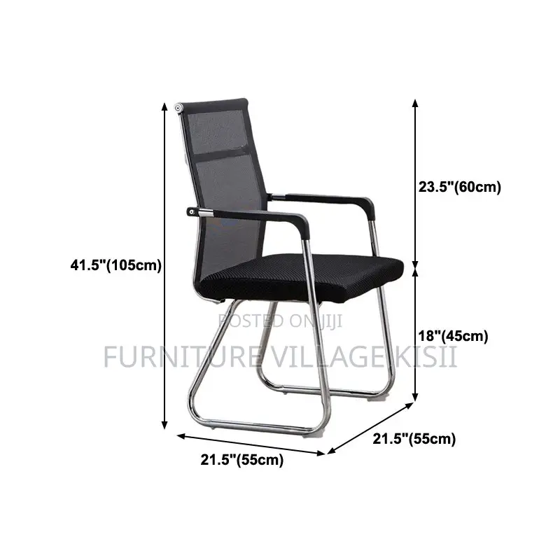 Office Chair ;Black Mesh Boardroom Chair