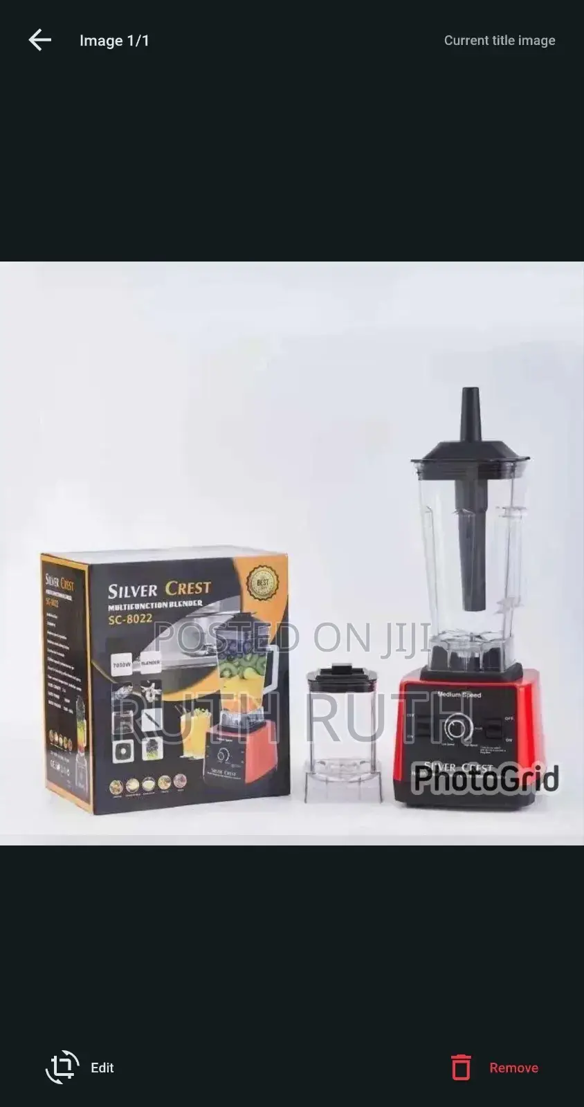 Silver Crest Blender