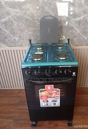 Euroken 4 Gas Burner Standing Cooker With Oven