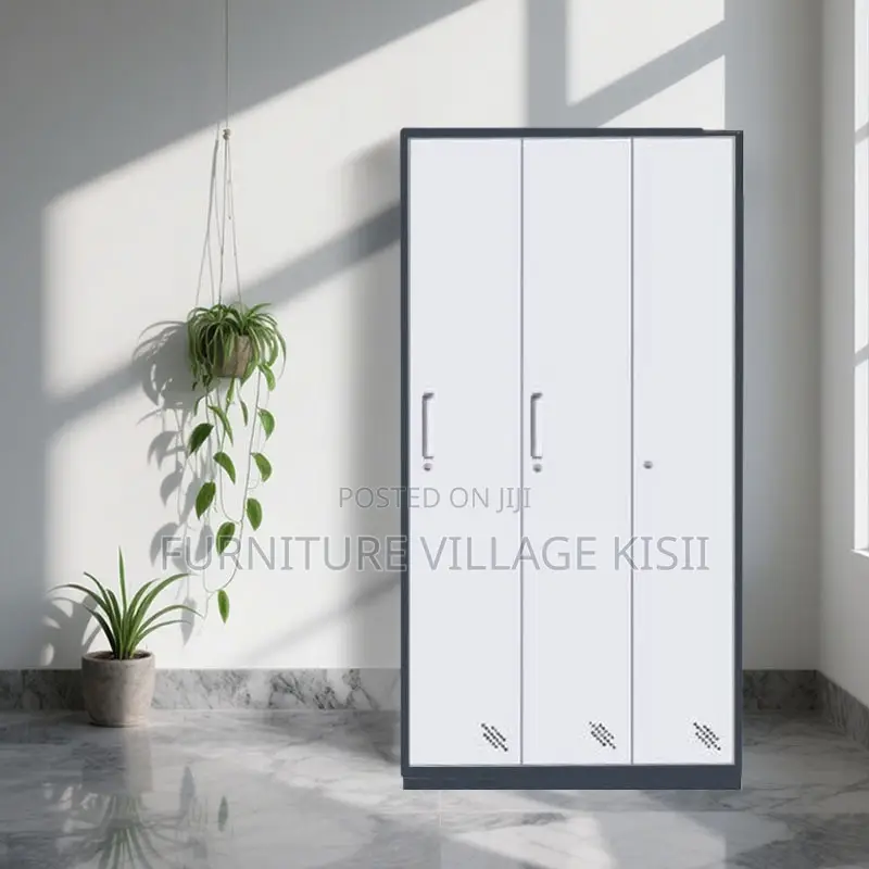 Office Cabinet ; 3-Door Metallic Office Storage Cabinet