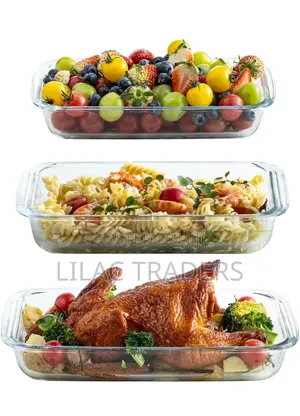 Borosilicate 3pcs Glass Oven Baking Trays*
Cej