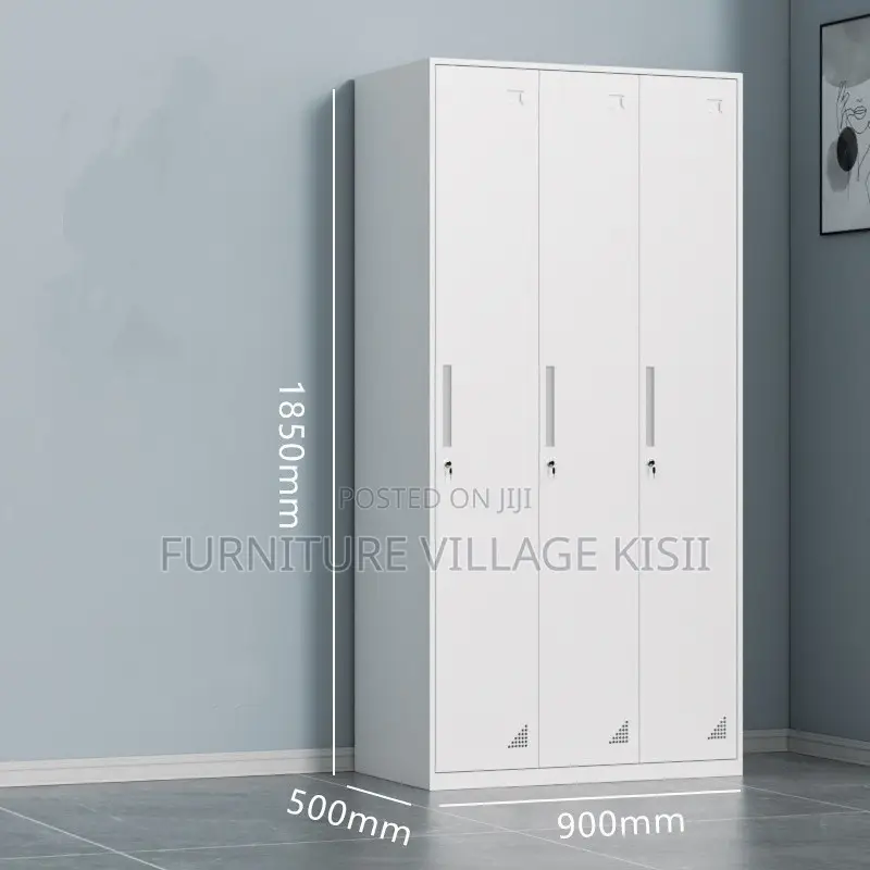 Office Cabinet ; 3-Door Metallic Office Storage Cabinet