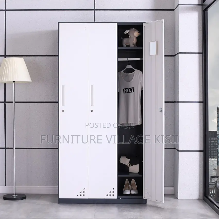 Office Cabinet ; 3-Door Metallic Office Storage Cabinet