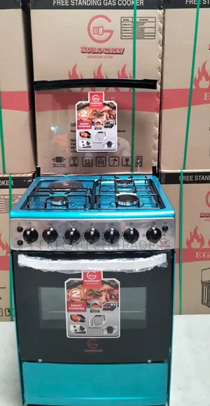 60x65 Eurochef 3 Gas + 1 Electric Cooker With Electric Oven