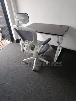 Mesh Office Chairs/Metallic Office Des