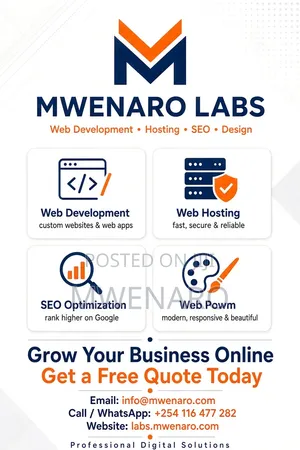 Web Development | Web & Email Hosting With Mwenaro Labs