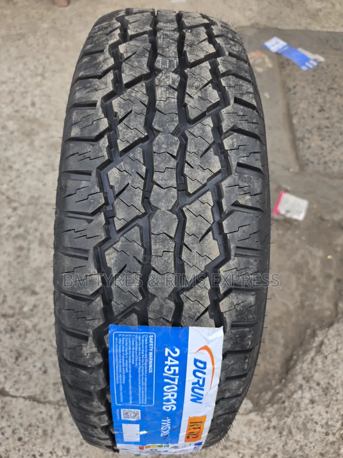 245 /70 R16 Durun Tires (All Terrain)