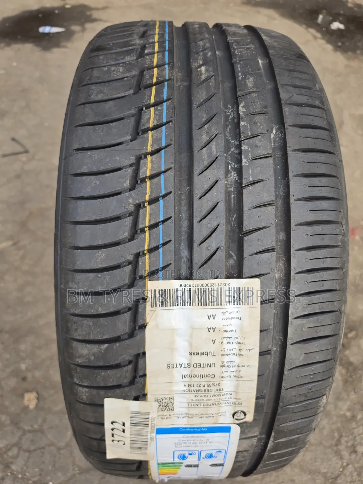 275 /35 R22 Continental TIRES (USA)