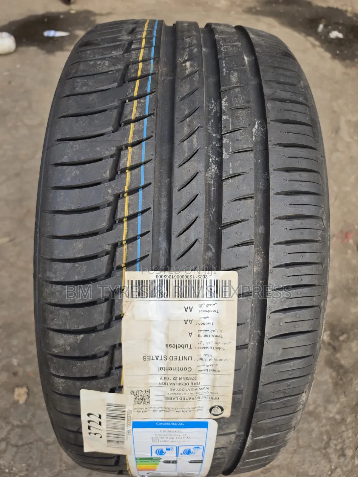 275 /35 R22 Continental TIRES (USA)