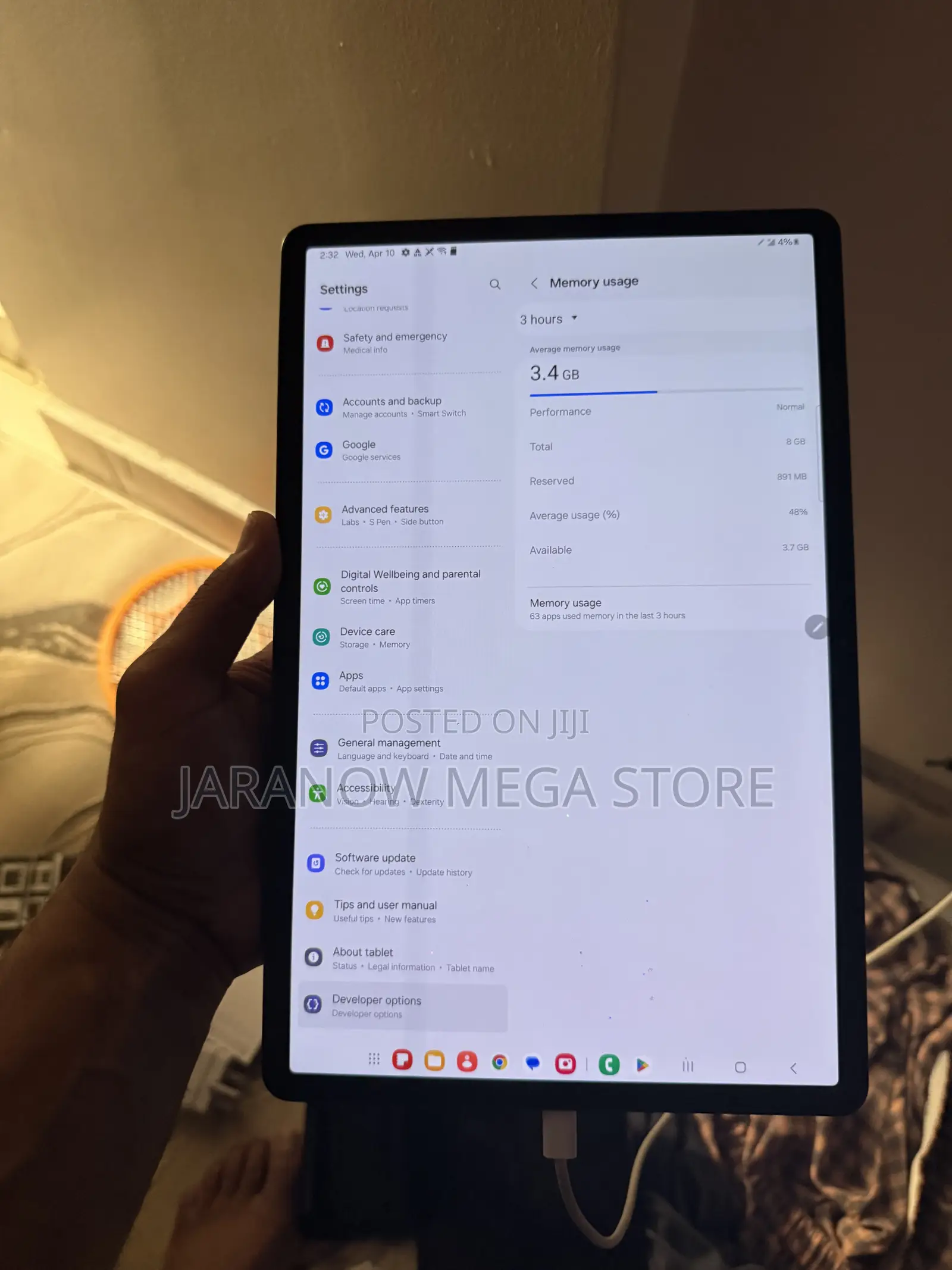 Samsung Galaxy Tab S8+ 128 GB Black