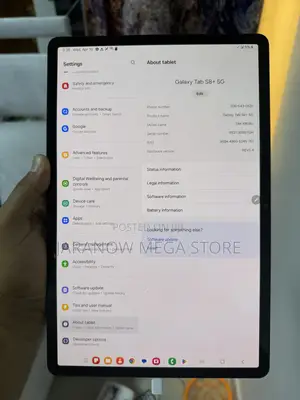 Samsung Galaxy Tab S8+ 128 GB Black